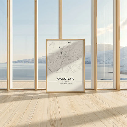Qalqilya City Map