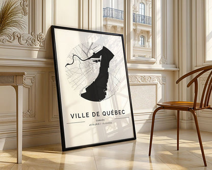 Québec City Map