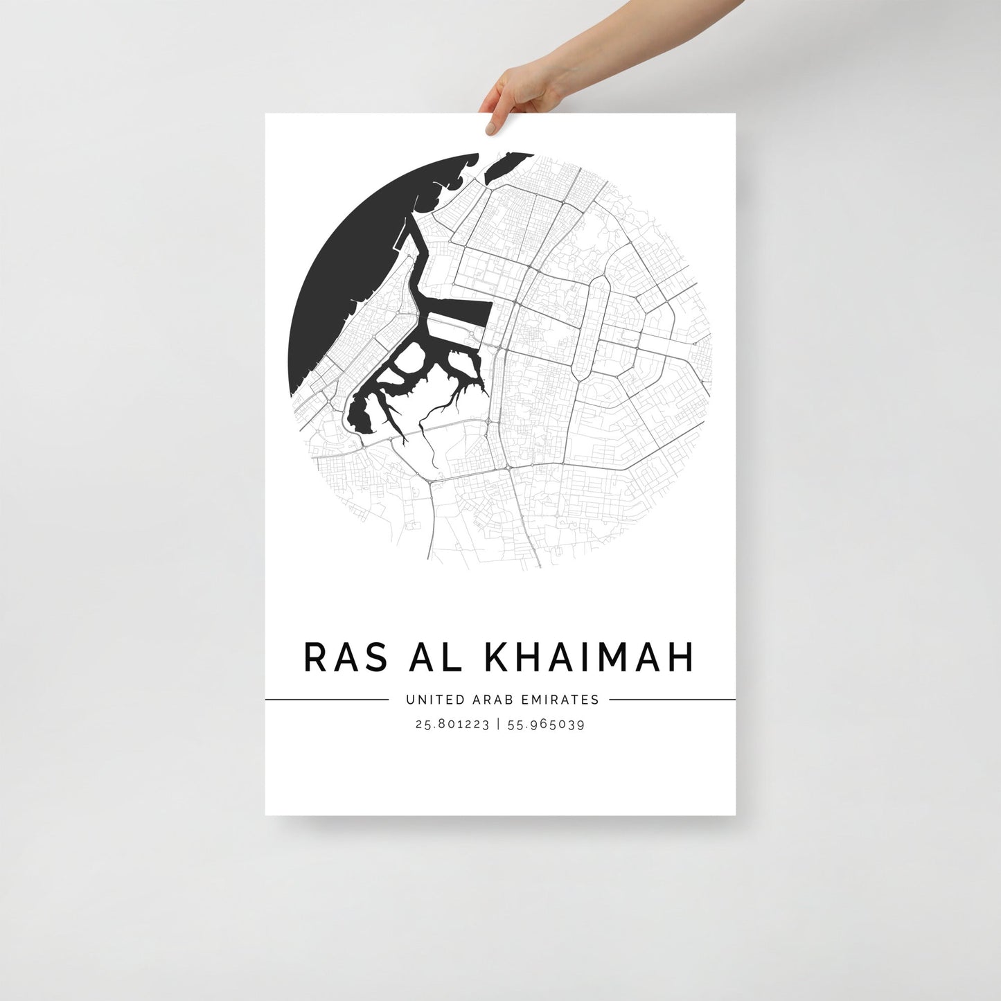 Ras Al Khaimah City Map