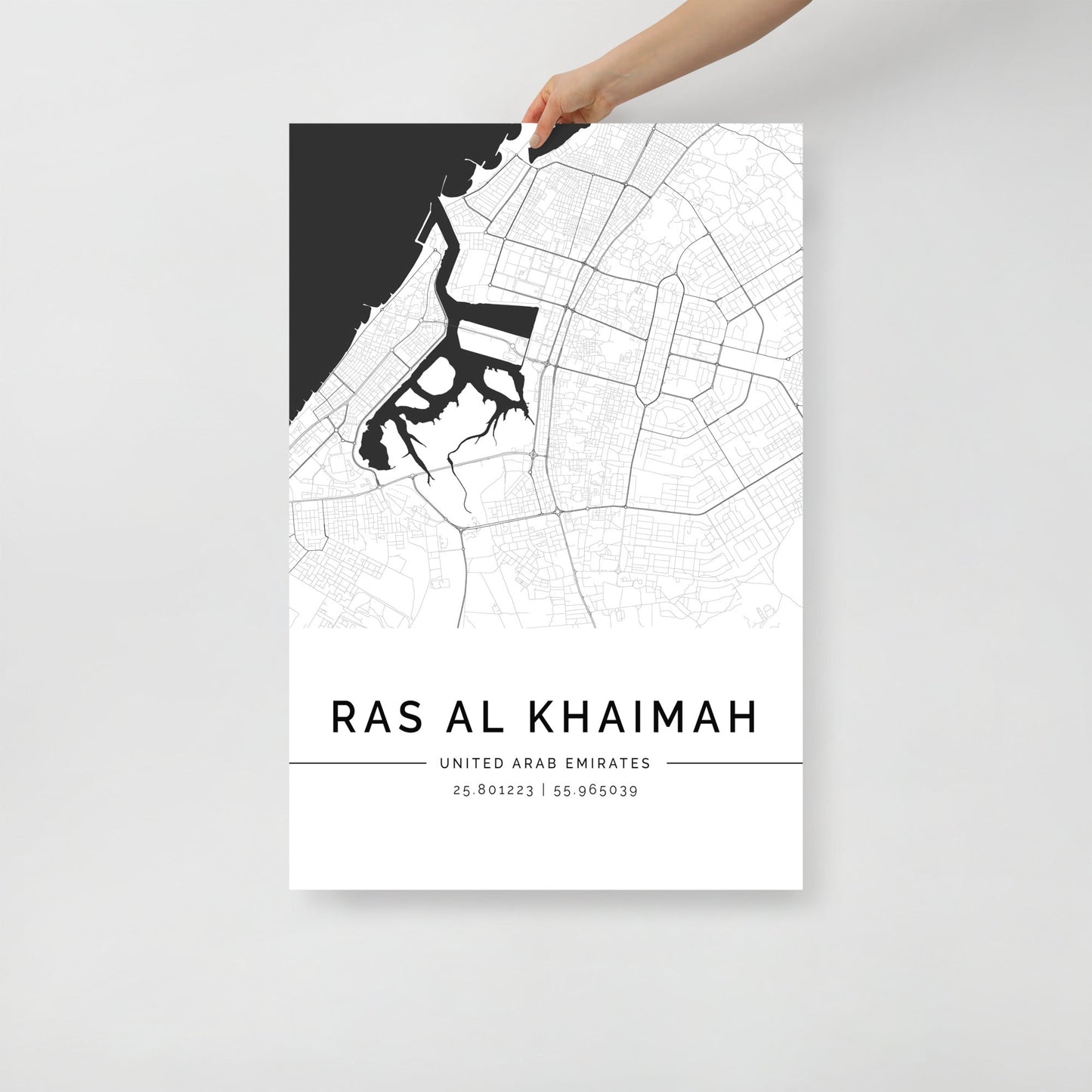 Ras Al Khaimah City Map