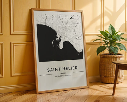 Saint Helier City Map