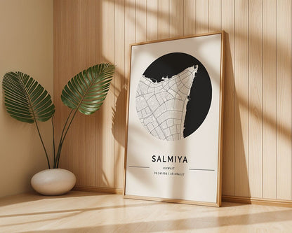 Salmiya City Map