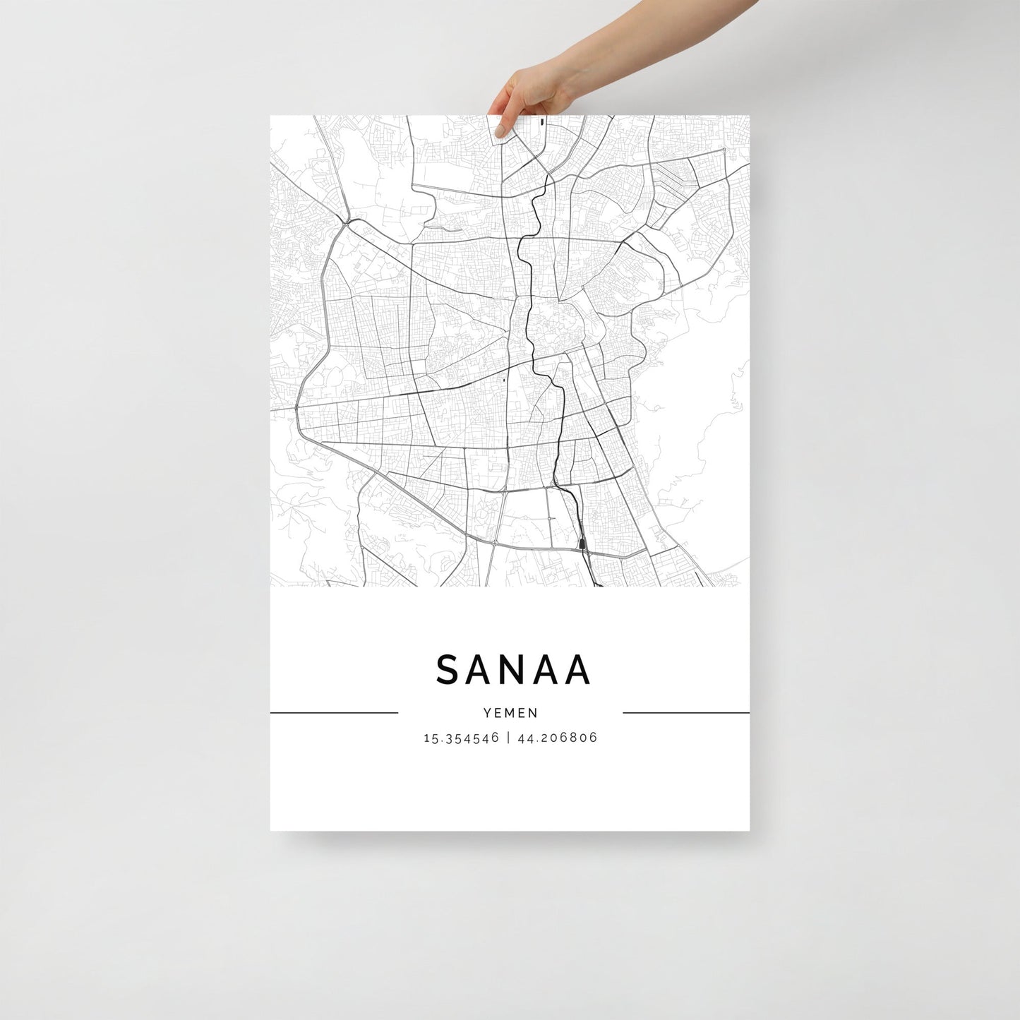 Sanaa City Map