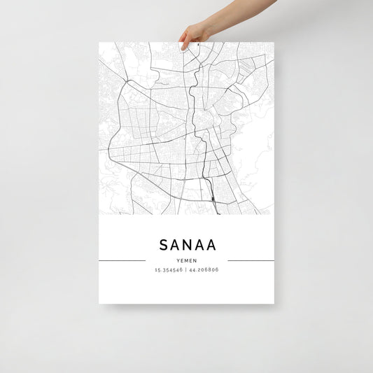 Sanaa City Map