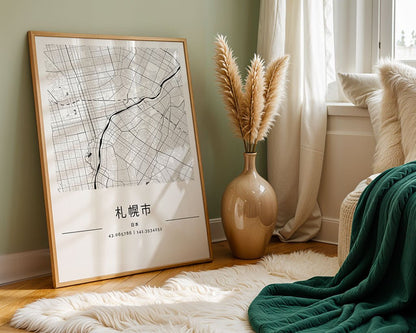 Sapporo City Map