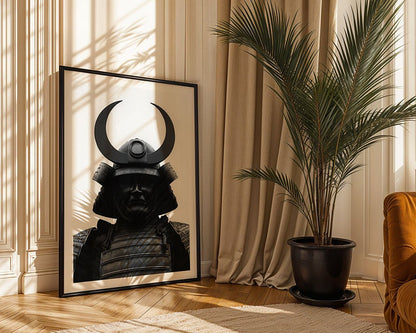 Silent Warrior – Samurai Helmet Art Print