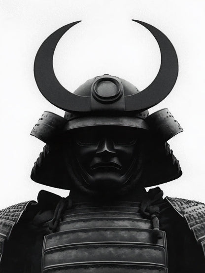 Silent Warrior – Samurai Helmet Art Print