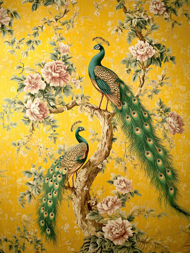 Silken Peacocks