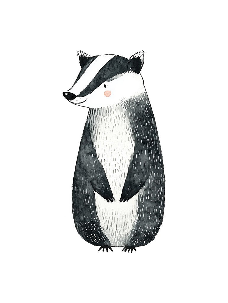 Standing Badger