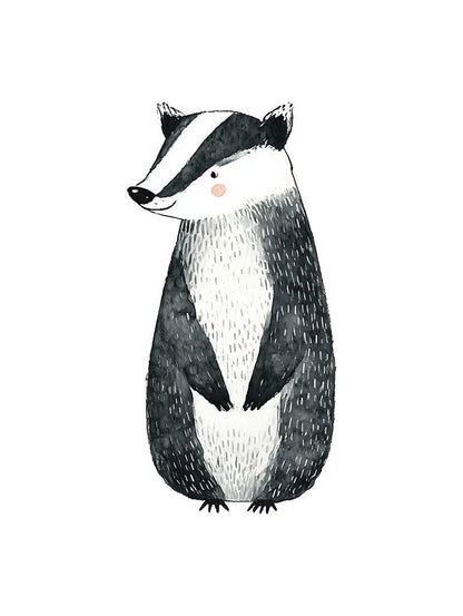 Standing Badger