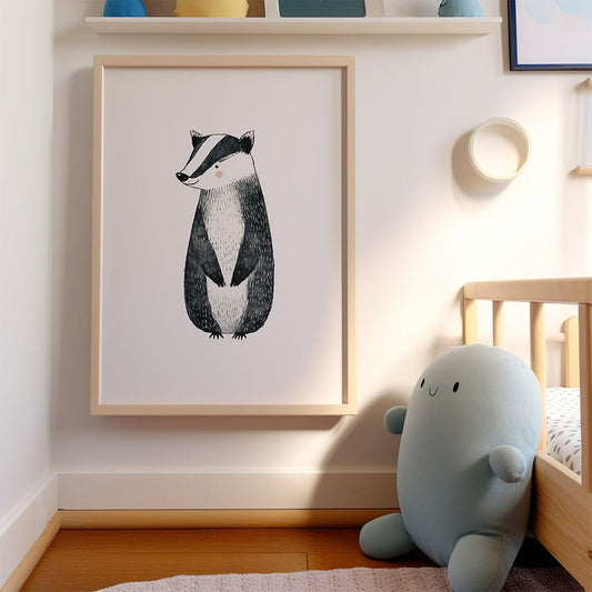 Standing Badger