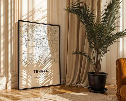 Tehran City Map