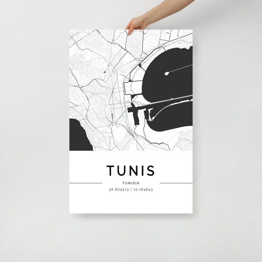 Tunis City Map