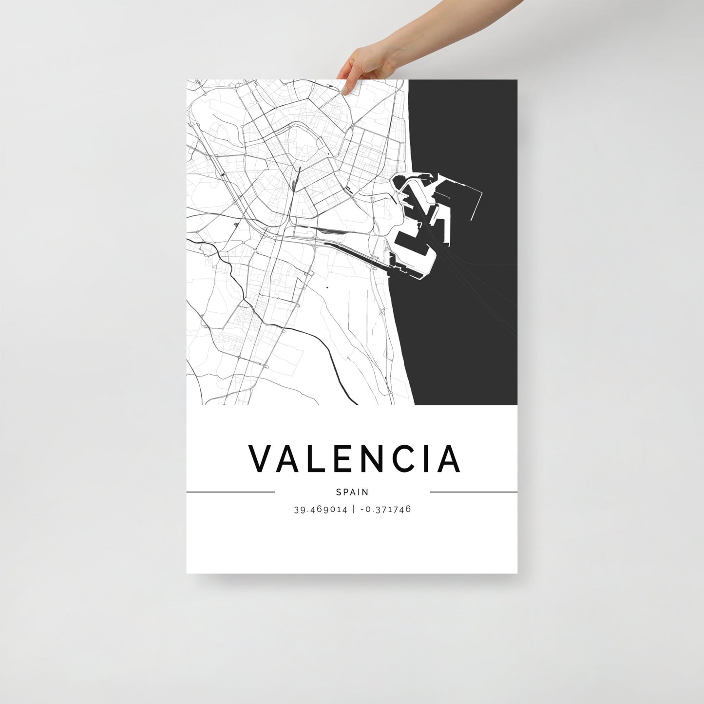 Valencia City Map