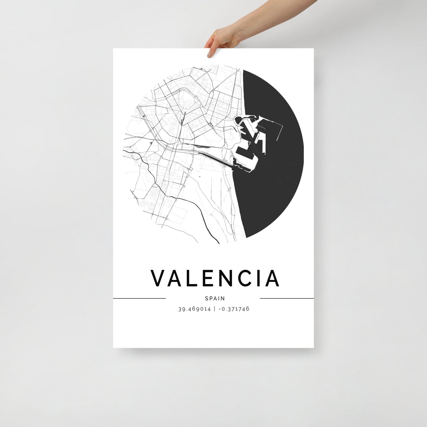 Valencia City Map