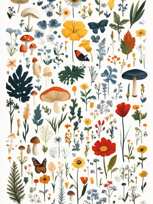 Wild Garden Botanical Wall Art